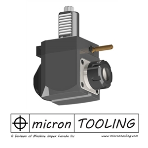 VDI 30, Angular Tool Holder, Sauter DIN 5482 Coupling, With Internal Cooling, Inverted Rotation, ER25