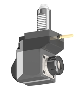 VDI 30, Angular & Offset Tool Holder, Sauter DIN 5480 Coupling, With Internal Cooling, Inverted Rotation, ER25