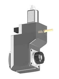 VDI 40, Angular & Offset Tool Holder, Duplomatic DIN 1809 Coupling, No Internal Cooling, ER25