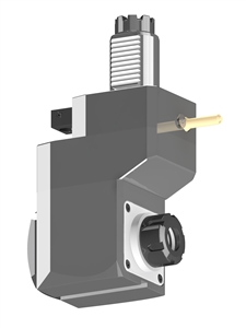 VDI 40, Angular & Offset Tool Holder, TOEM Coupling, No Internal Cooling, ER25