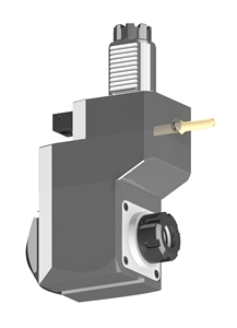 VDI 40, Angular & Offset Tool Holder, TOEM Coupling, No Internal Cooling, ER25