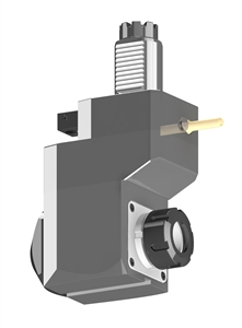 VDI 40, Angular & Offset Tool Holder, TOEM Coupling, With Internal Cooling, ER32