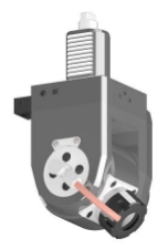 VDI 40, Variable Angle Tool Holder, Duplomatic DIN 1809 Coupling, With Internal Cooling, ER25