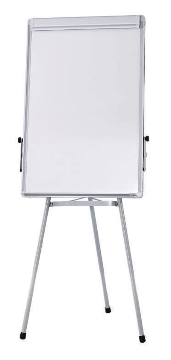 Flip Chart Easel with Whiteboard Magnetic Surface (tripod stand) - 2 x 3'  (feet) - Micron Tooling  Toronto, Markham, Richmond Hill, Vaughan, King  City, Aurora, Newmarket, Mississauga, Brampton, Oakville, Scarborough,  Pickering, Ajax, Whitby, Oshawa