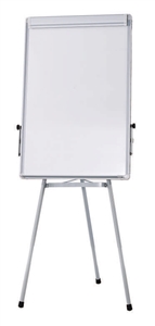 Flip Chart Easel with Whiteboard Magnetic Surface (tripod stand) - 2 x 3' (feet)