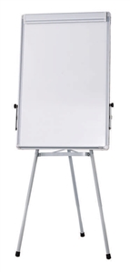 Flip Chart Easel with Double-Sided Whiteboard Magnetic Surface