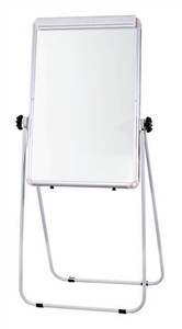 Flip Chart Easel with Double-Sided Whiteboard Magnetic Surface (folding leg stand) - 2 x 3' (feet)